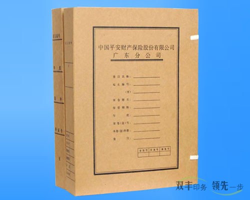 保險公司業(yè)務檔案袋印刷
