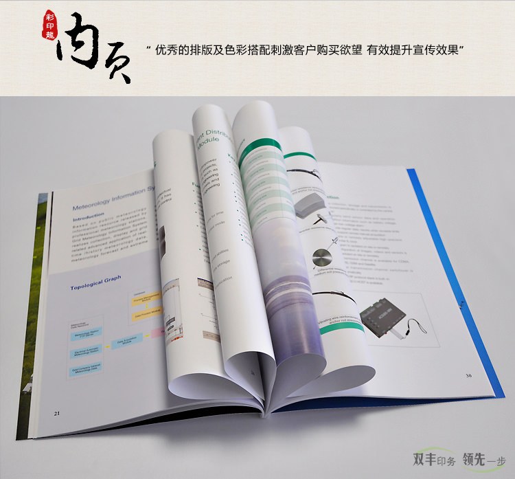 內(nèi)頁：優(yōu)秀的排版及色彩搭配刺激客戶購買欲望，有效提升宣傳效果