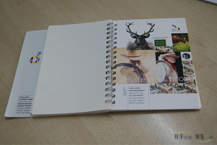 河南印刷廠鐵圈裝訂企業(yè)畫冊(cè)印刷